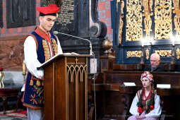 msza, św, Józef, za miasto, Raś, poczty, sztandary, Migdał, Drewnicki, dzieci, ołtarz, Wita Stw