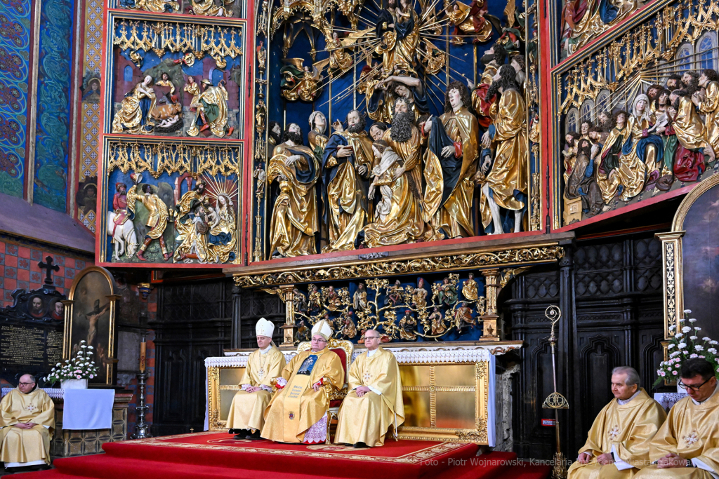 msza, św, Józef, za miasto, Raś, poczty, sztandary, Migdał, Drewnicki, dzieci, ołtarz, Wita Stw  Autor: P. Wojnarowski