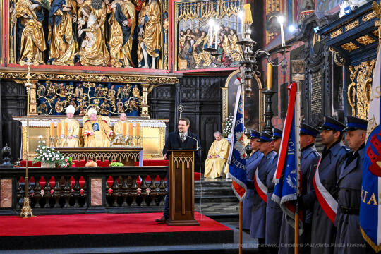 msza, św, Józef, za miasto, Raś, poczty, sztandary, Migdał, Drewnicki, dzieci, ołtarz, Wita Stw