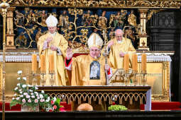 msza, św, Józef, za miasto, Raś, poczty, sztandary, Migdał, Drewnicki, dzieci, ołtarz, Wita Stw