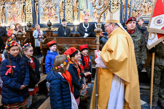 msza, św, Józef, za miasto, Raś, poczty, sztandary, Migdał, Drewnicki, dzieci, ołtarz, Wita Stw