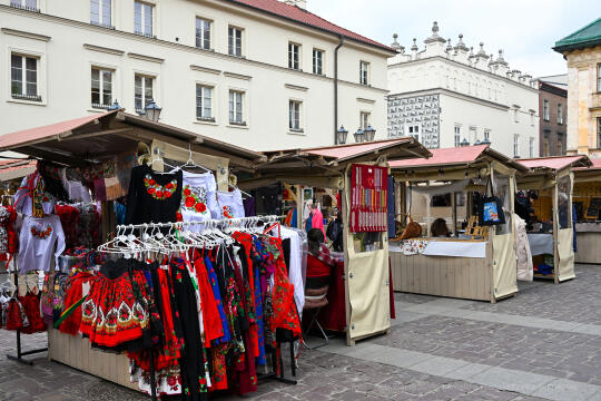 Św, Józef, patron, kramy, jarmark, Mały Rynek, kiermasz, cukierki, gril, krakowiacy, 2023