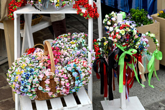 Św, Józef, patron, kramy, jarmark, Mały Rynek, kiermasz, cukierki, gril, krakowiacy, 2023