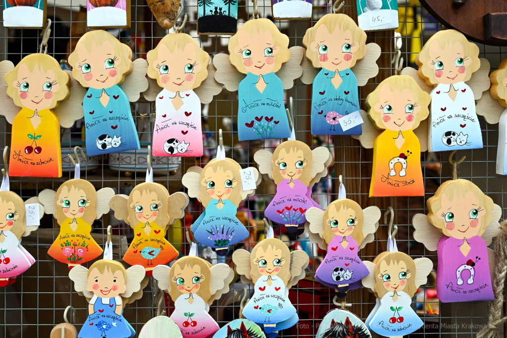 Św, Józef, patron, kramy, jarmark, Mały Rynek, kiermasz, cukierki, gril, krakowiacy, 2023  Autor: P. Wojnarowski