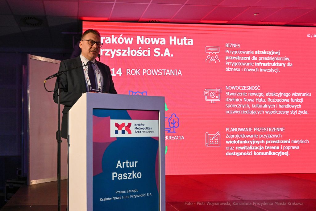 NCK, Muzyk, Bartuś, otwarcie, Krakow, Metropolitan, Area, for, Business, 2023, Nowa perspektywa –  Autor: P. Wojnarowski