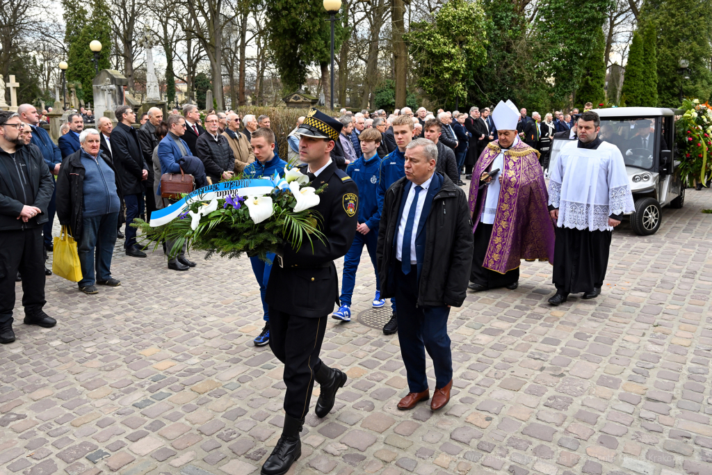 Ryszard, Niemiec, pogrzeb, nowa, aleja, zasłużonych, Prandoty, cmentarz, Rakowicki, Majchrowski  Autor: P. Wojnarowski