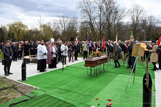Ryszard, Niemiec, pogrzeb, nowa, aleja, zasłużonych, Prandoty, cmentarz, Rakowicki, Majchrowski