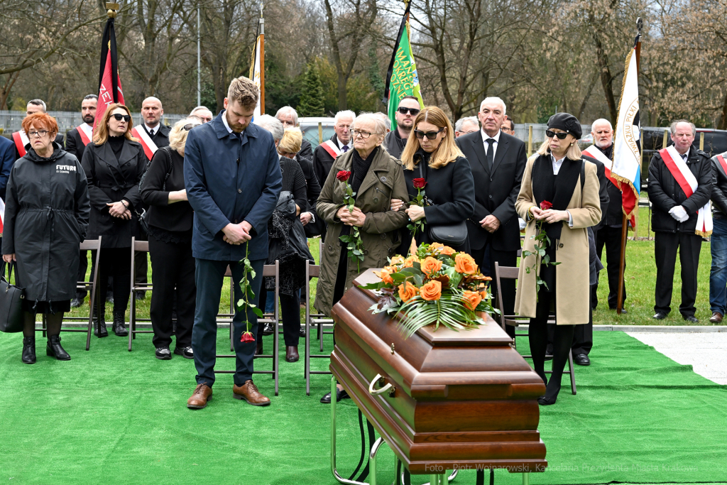 Ryszard, Niemiec, pogrzeb, nowa, aleja, zasłużonych, Prandoty, cmentarz, Rakowicki, Majchrowski  Autor: P. Wojnarowski