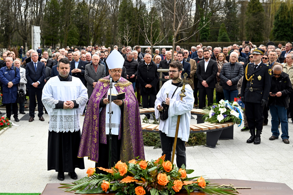 Ryszard, Niemiec, pogrzeb, nowa, aleja, zasłużonych, Prandoty, cmentarz, Rakowicki, Majchrowski  Autor: P. Wojnarowski