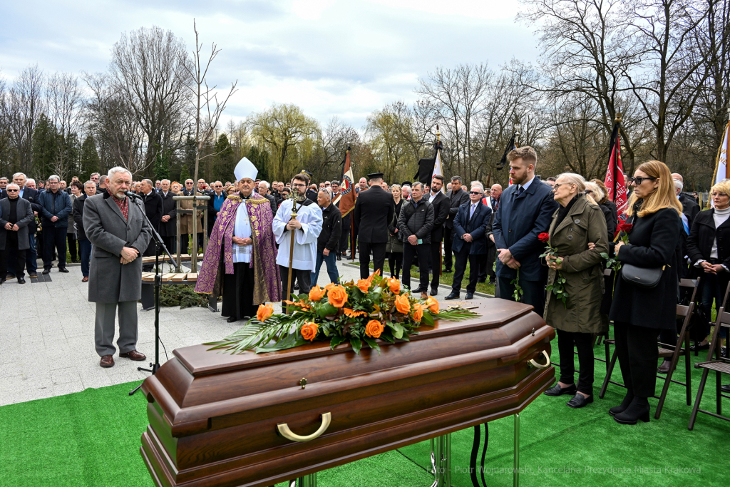 Ryszard, Niemiec, pogrzeb, nowa, aleja, zasłużonych, Prandoty, cmentarz, Rakowicki, Majchrowski  Autor: P. Wojnarowski