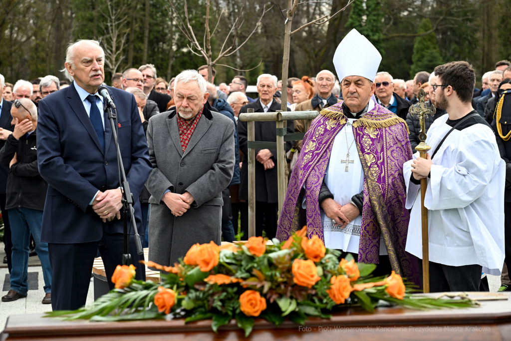 Ryszard, Niemiec, pogrzeb, nowa, aleja, zasłużonych, Prandoty, cmentarz, Rakowicki, Majchrowski  Autor: P. Wojnarowski