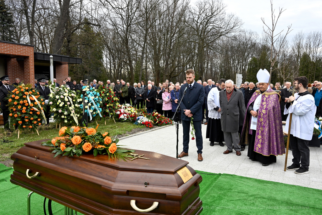 Ryszard, Niemiec, pogrzeb, nowa, aleja, zasłużonych, Prandoty, cmentarz, Rakowicki, Majchrowski  Autor: P. Wojnarowski