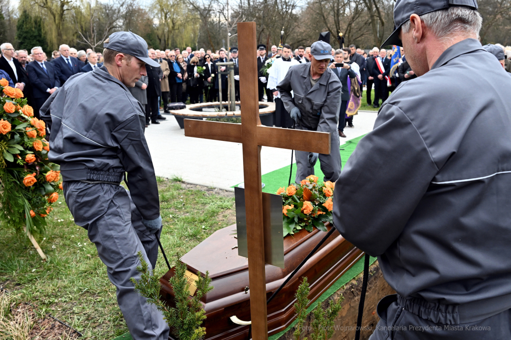 Ryszard, Niemiec, pogrzeb, nowa, aleja, zasłużonych, Prandoty, cmentarz, Rakowicki, Majchrowski  Autor: P. Wojnarowski