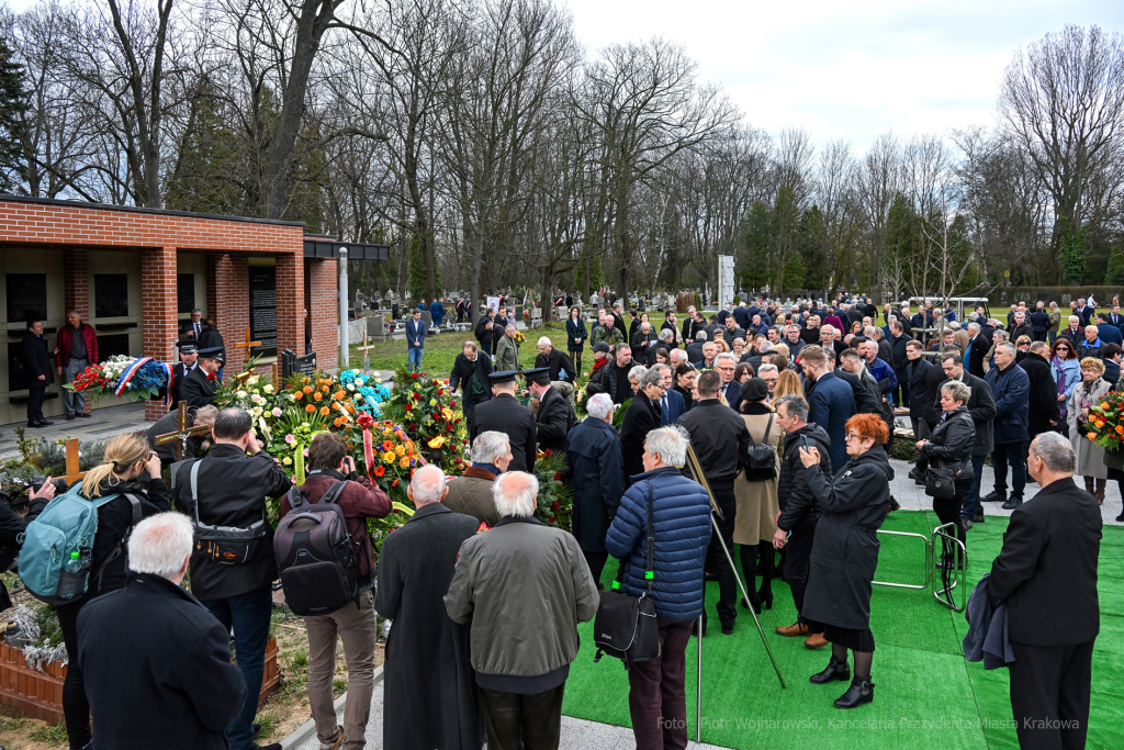 Ryszard, Niemiec, pogrzeb, nowa, aleja, zasłużonych, Prandoty, cmentarz, Rakowicki, Majchrowski  Autor: P. Wojnarowski