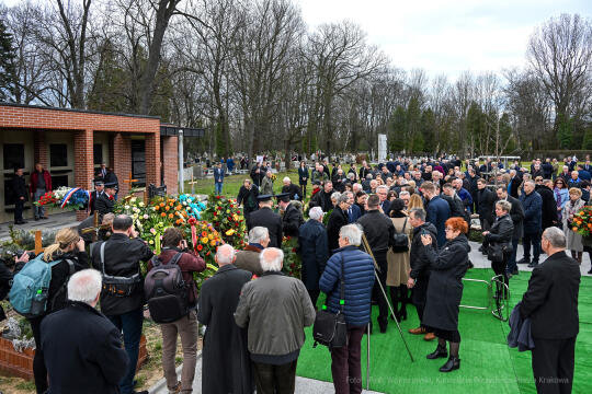 Ryszard, Niemiec, pogrzeb, nowa, aleja, zasłużonych, Prandoty, cmentarz, Rakowicki, Majchrowski