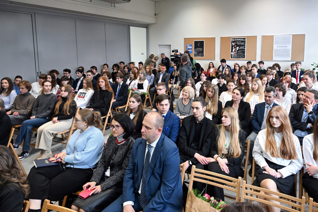 nagroda, Tadeusza, Słowikowskiego, Historia, Korfel-Jasińska, Paulina, Dominik, wręczenie, X, lic  Autor: P. Wojnarowski