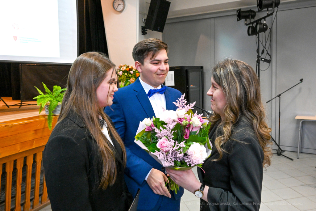 nagroda, Tadeusza, Słowikowskiego, Historia, Korfel-Jasińska, Paulina, Dominik, wręczenie, X, lic  Autor: P. Wojnarowski