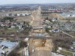 dji_0050.jpg-Budowa Trasy Wolbromskiej idzie pełną parą