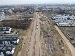 dji_0060.jpg-Budowa Trasy Wolbromskiej idzie pełną parą