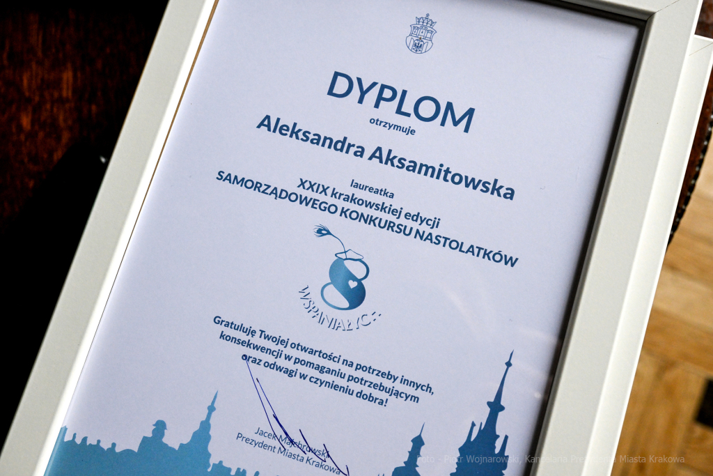 Ośmiu wspaniałych, młodzież, wolontariusze, nastolatki, konkurs, nagrody, Domańska, Drewnicki,   Autor: P. Wojnarowski