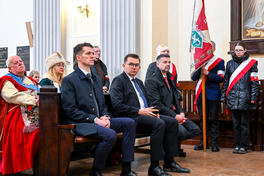 uroczystość, Katyń, krzyż, katyński, kościół, wojsko, poczty, wojewoda, składanie, kwiatów