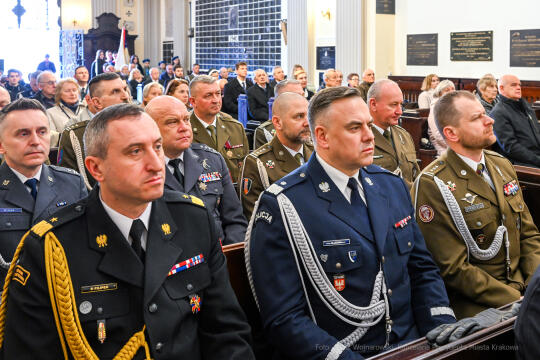 uroczystość, Katyń, krzyż, katyński, kościół, wojsko, poczty, wojewoda, składanie, kwiatów