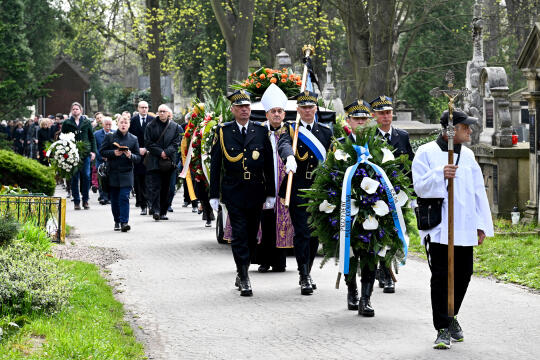 umk_6221.jpg-Zuziak, Zbigniew, wiceprezydent, profesor, Majchrowski, Cmentarz, Rakowicki
