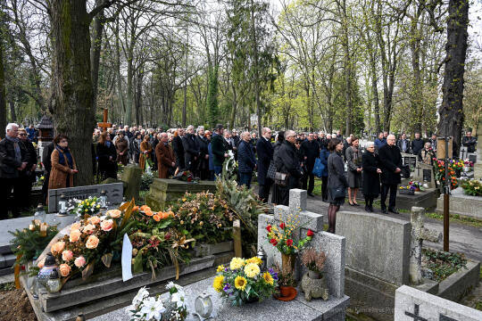 umk_6297.jpg-Zuziak, Zbigniew, wiceprezydent, profesor, Majchrowski, Cmentarz, Rakowicki