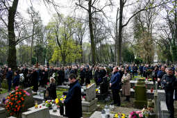 umk_6358.jpg-Zuziak, Zbigniew, wiceprezydent, profesor, Majchrowski, Cmentarz, Rakowicki