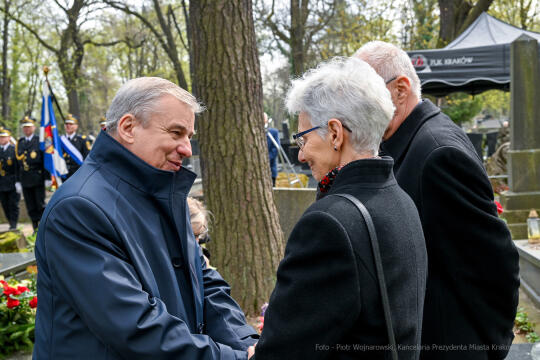 umk_6526.jpg-Zuziak, Zbigniew, wiceprezydent, profesor, Majchrowski, Cmentarz, Rakowicki