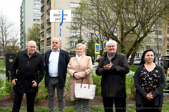 Irena, Jarocka, skwer, Motylem, Jestem, Kośmider, Prokocim, otwarcie, Fijałkowska, mieszkańcy, 20