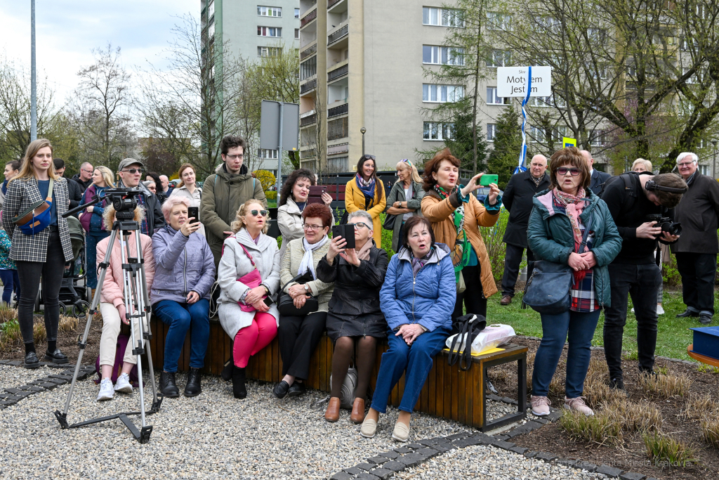 Irena, Jarocka, skwer, Motylem, Jestem, Kośmider, Prokocim, otwarcie, Fijałkowska, mieszkańcy, 20  Autor: P. Wojnarowski