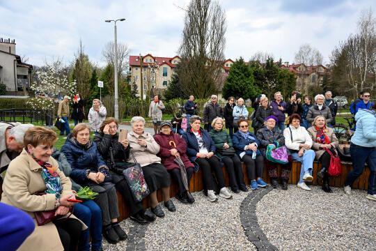Irena, Jarocka, skwer, Motylem, Jestem, Kośmider, Prokocim, otwarcie, Fijałkowska, mieszkańcy, 20