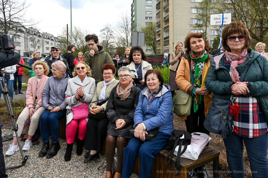 Irena, Jarocka, skwer, Motylem, Jestem, Kośmider, Prokocim, otwarcie, Fijałkowska, mieszkańcy, 20  Autor: P. Wojnarowski