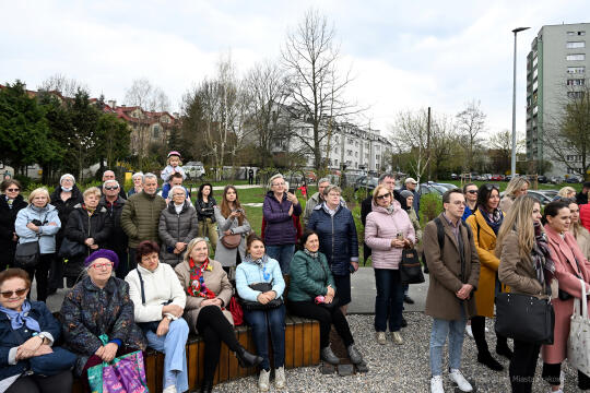 Irena, Jarocka, skwer, Motylem, Jestem, Kośmider, Prokocim, otwarcie, Fijałkowska, mieszkańcy, 20