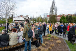 Irena, Jarocka, skwer, Motylem, Jestem, Kośmider, Prokocim, otwarcie, Fijałkowska, mieszkańcy, 20