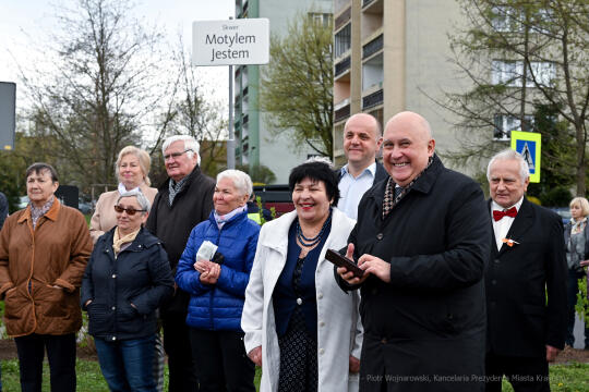 Irena, Jarocka, skwer, Motylem, Jestem, Kośmider, Prokocim, otwarcie, Fijałkowska, mieszkańcy, 20