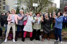 Irena, Jarocka, skwer, Motylem, Jestem, Kośmider, Prokocim, otwarcie, Fijałkowska, mieszkańcy, 20