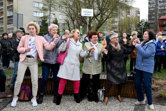Irena, Jarocka, skwer, Motylem, Jestem, Kośmider, Prokocim, otwarcie, Fijałkowska, mieszkańcy, 20