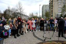 Irena, Jarocka, skwer, Motylem, Jestem, Kośmider, Prokocim, otwarcie, Fijałkowska, mieszkańcy, 20