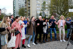 Irena, Jarocka, skwer, Motylem, Jestem, Kośmider, Prokocim, otwarcie, Fijałkowska, mieszkańcy, 20