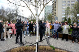 Irena, Jarocka, skwer, Motylem, Jestem, Kośmider, Prokocim, otwarcie, Fijałkowska, mieszkańcy, 20