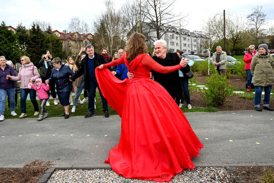 Irena, Jarocka, skwer, Motylem, Jestem, Kośmider, Prokocim, otwarcie, Fijałkowska, mieszkańcy, 20