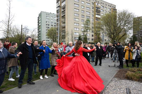 Irena, Jarocka, skwer, Motylem, Jestem, Kośmider, Prokocim, otwarcie, Fijałkowska, mieszkańcy, 20