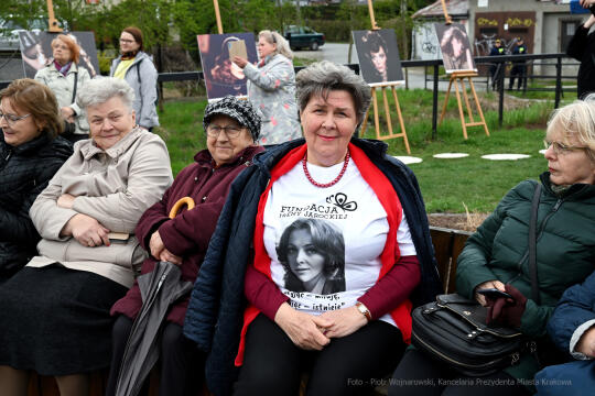 Irena, Jarocka, skwer, Motylem, Jestem, Kośmider, Prokocim, otwarcie, Fijałkowska, mieszkańcy, 20