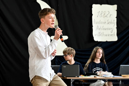 jubileusz, SP, 68, Jerzy, Bińczycki, Kośmider, Kulig, Stochel, Jerzyki, Mędrzyk, Straż Miejska, 