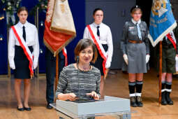 Jubileusz, szkoła, 4, nr 4, SP, Podstawowa, Kraków, Korfel-Jasińska, Honoris Gratia, 150 lat, Aud