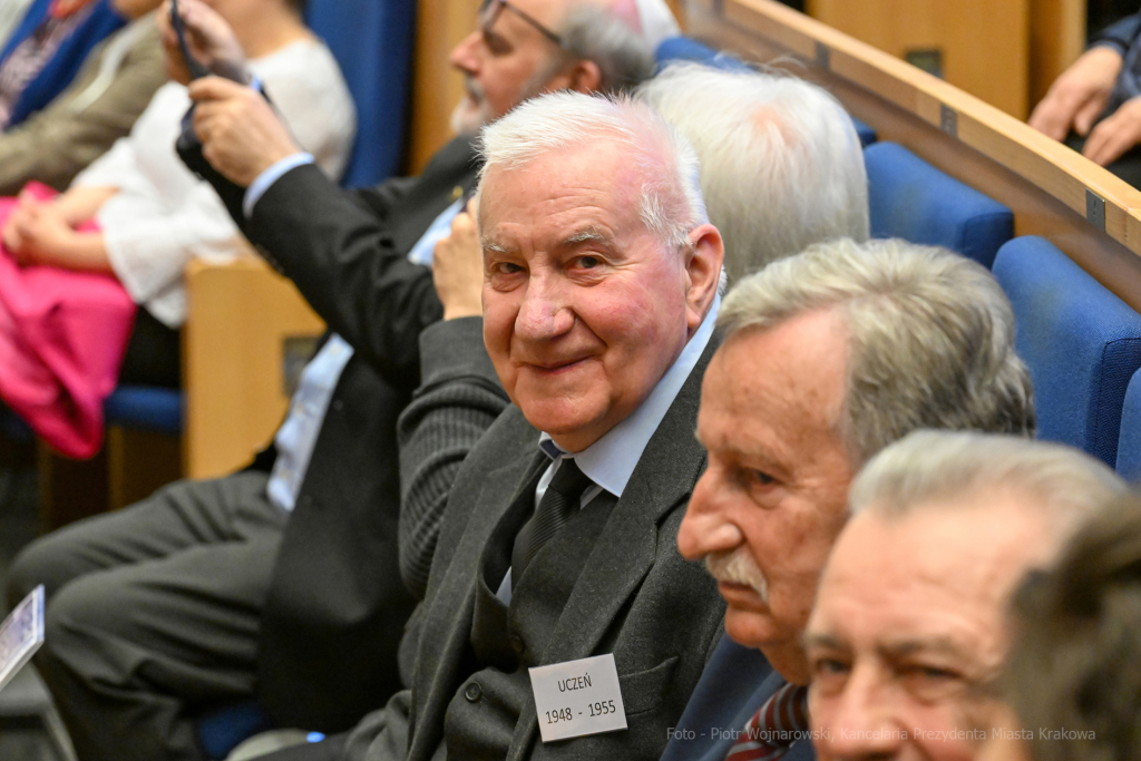 Jubileusz, szkoła, 4, nr 4, SP, Podstawowa, Kraków, Korfel-Jasińska, Honoris Gratia, 150 lat, Aud  Autor: P. Wojnarowski