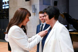 Jubileusz, szkoła, 4, nr 4, SP, Podstawowa, Kraków, Korfel-Jasińska, Honoris Gratia, 150 lat, Aud