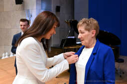 Jubileusz, szkoła, 4, nr 4, SP, Podstawowa, Kraków, Korfel-Jasińska, Honoris Gratia, 150 lat, Aud